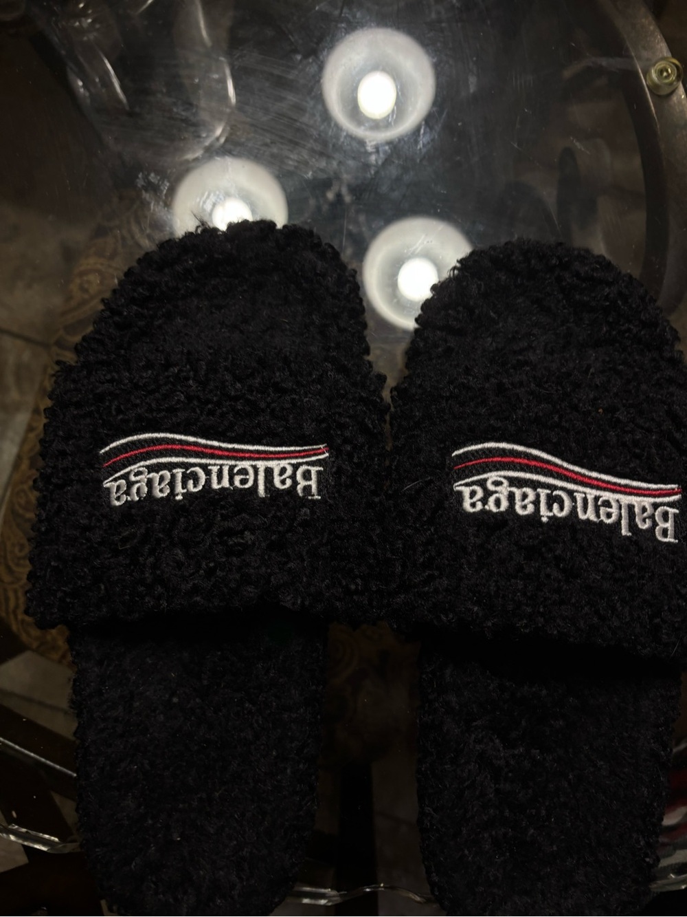 Balenciaga Black Slide Sandals - Picture 4 of 4